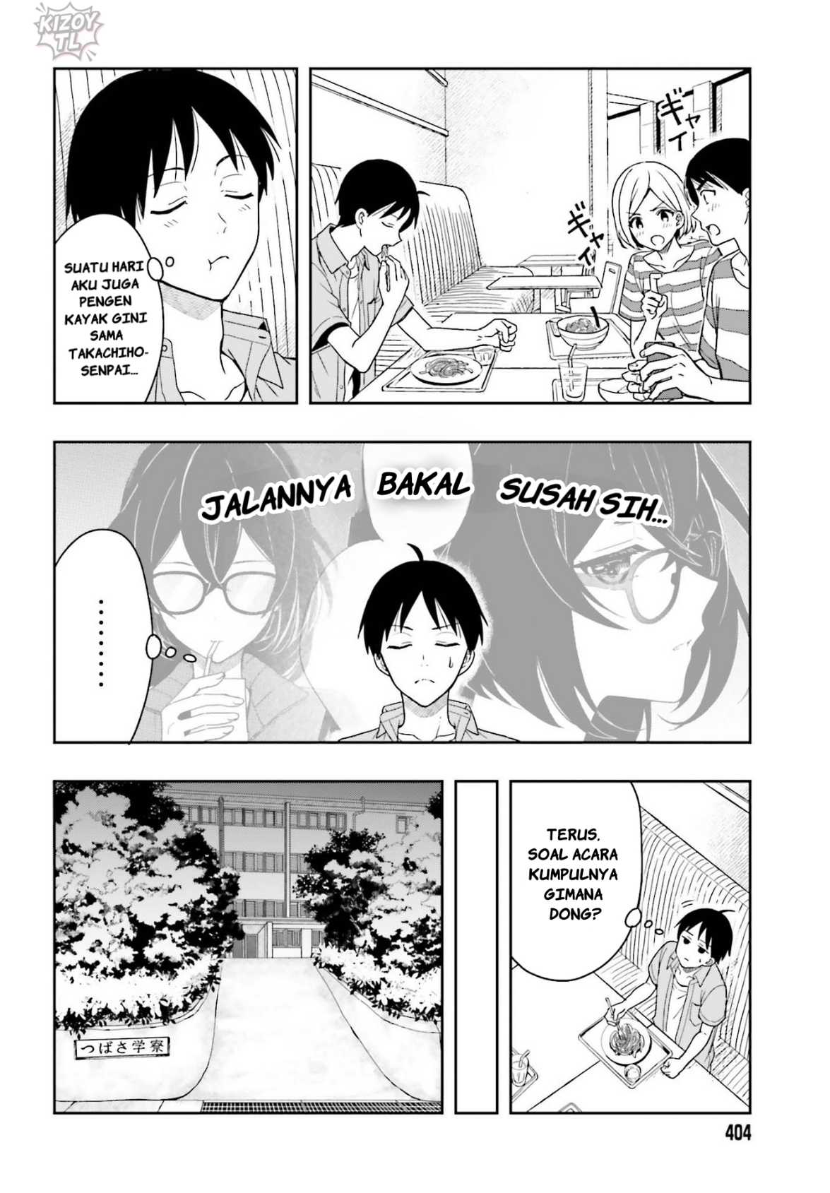 Takachiho Honoka-senpai ga SUKIde SUKIde Iroiro Gamandekinai. Chapter 04 Gambar 10