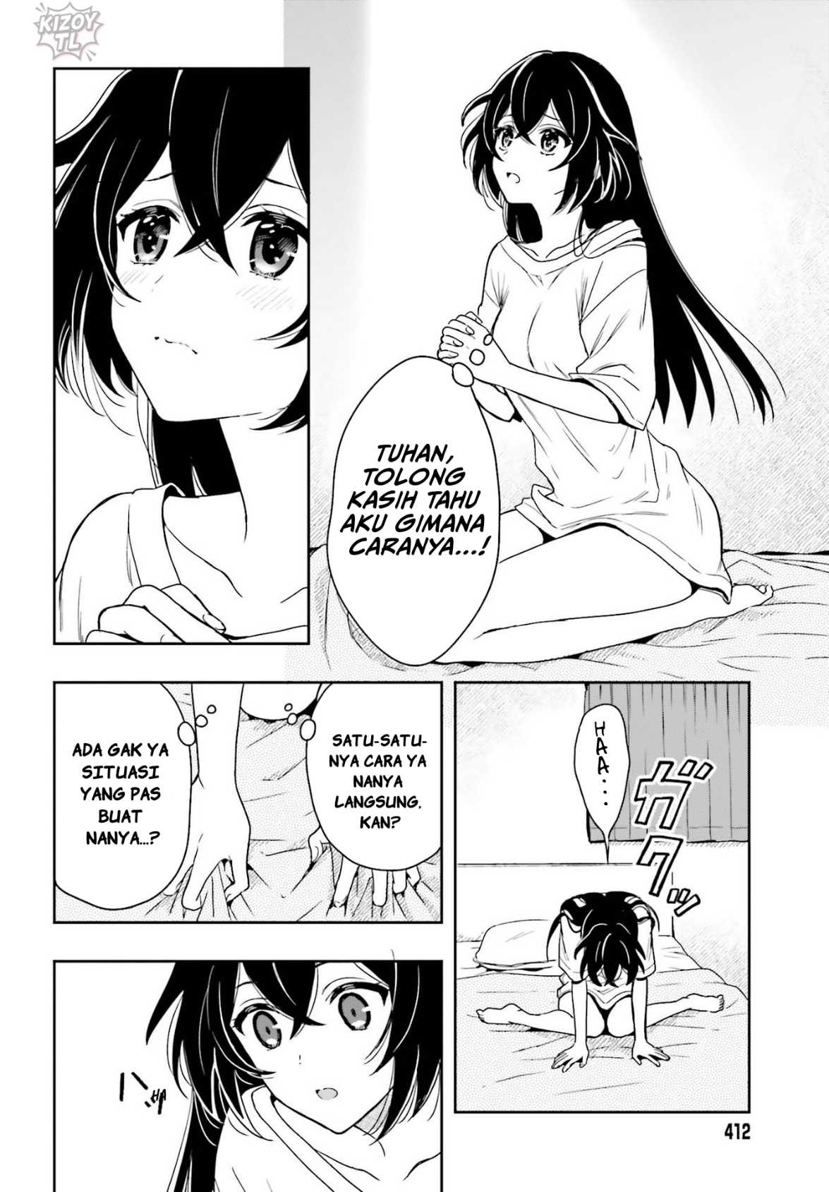 Takachiho Honoka-senpai ga SUKIde SUKIde Iroiro Gamandekinai. Chapter 04 Gambar 18