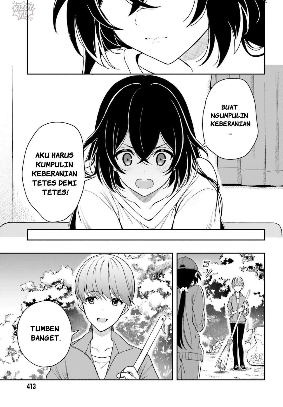 Takachiho Honoka-senpai ga SUKIde SUKIde Iroiro Gamandekinai. Chapter 04 Gambar 19