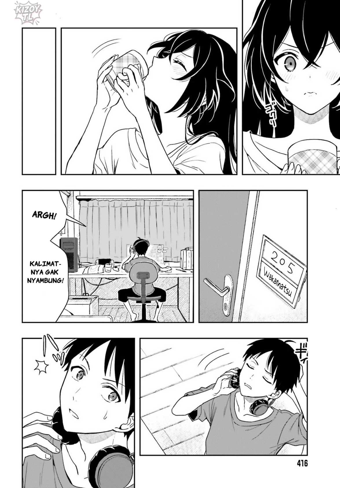Takachiho Honoka-senpai ga SUKIde SUKIde Iroiro Gamandekinai. Chapter 04 Gambar 22