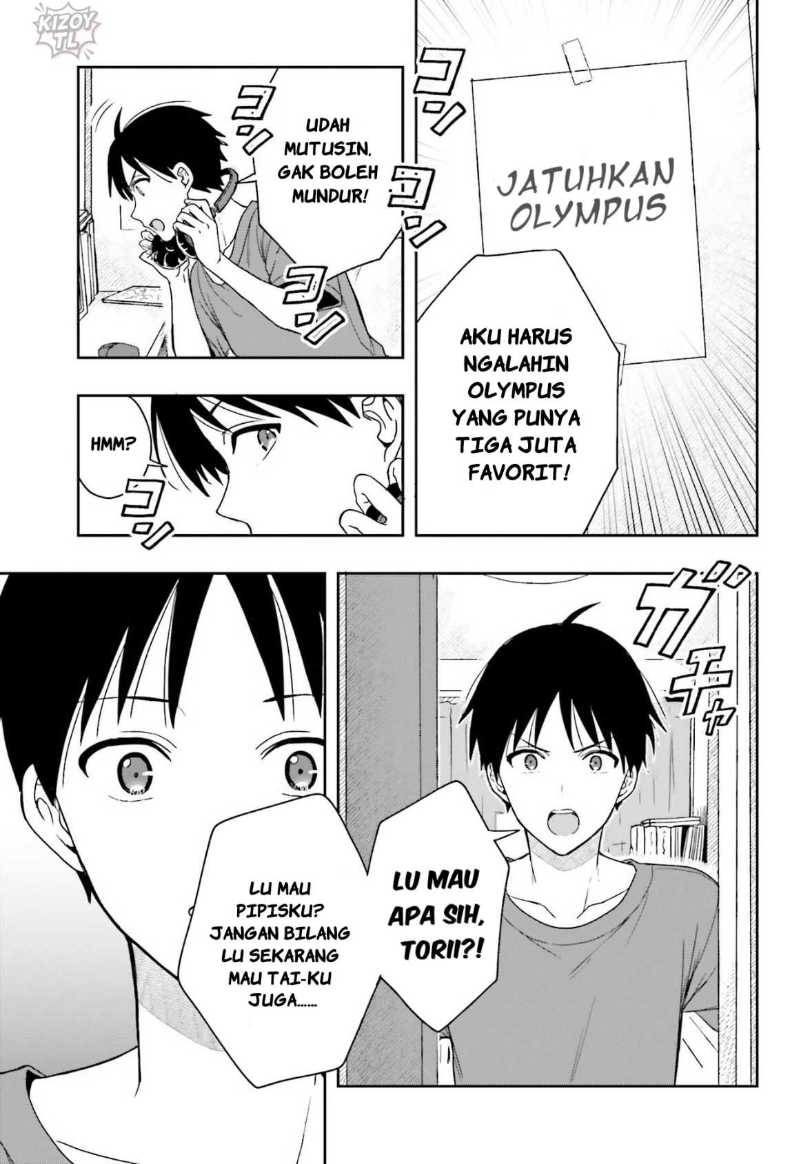 Takachiho Honoka-senpai ga SUKIde SUKIde Iroiro Gamandekinai. Chapter 04 Gambar 23