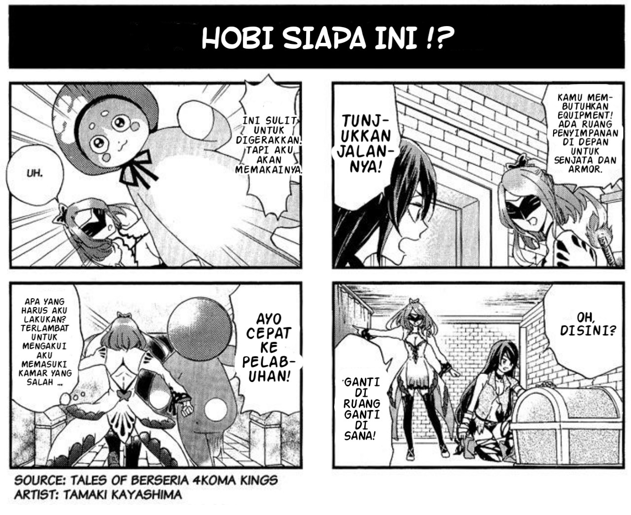 Tales of Berseria 4koma Kings Chapter 01 Gambar 1