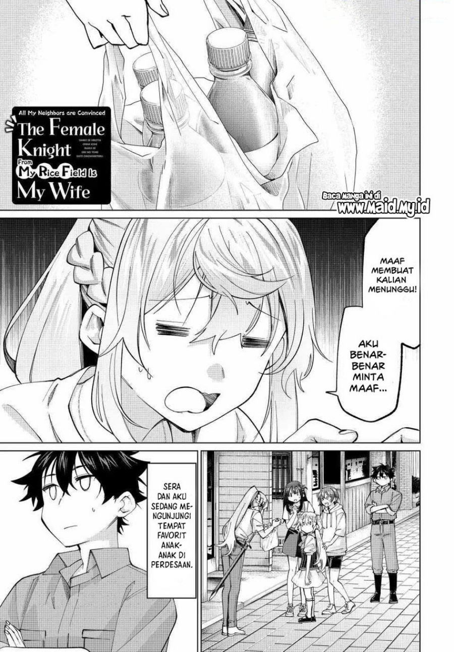 Tanbo de Hirotta Onna Kishi, Inaka de Ore no Yome da to Omowareteiru Chapter 30 Gambar 3