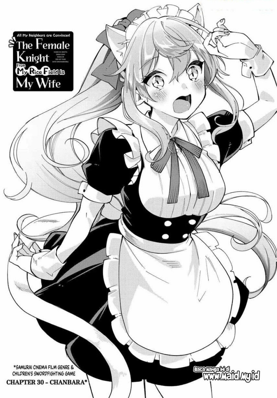 Tanbo de Hirotta Onna Kishi, Inaka de Ore no Yome da to Omowareteiru Chapter 30 Gambar 5