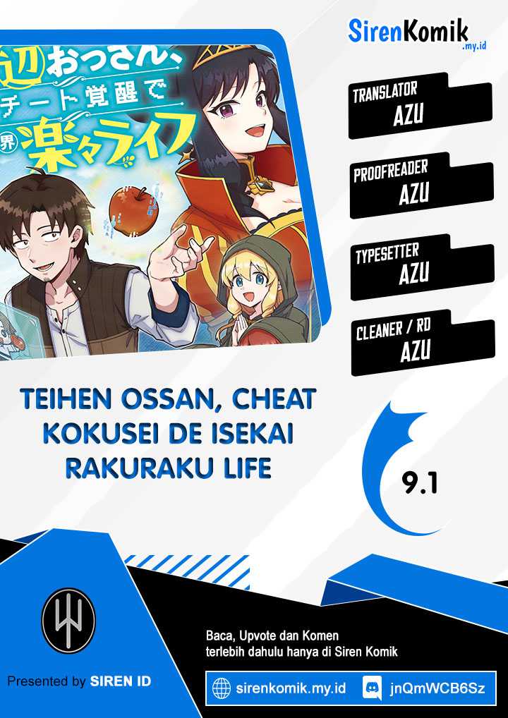 Teihen Ossan, Cheat Kokusei de Isekai Rakuraku Life Chapter 09.1 Gambar 1