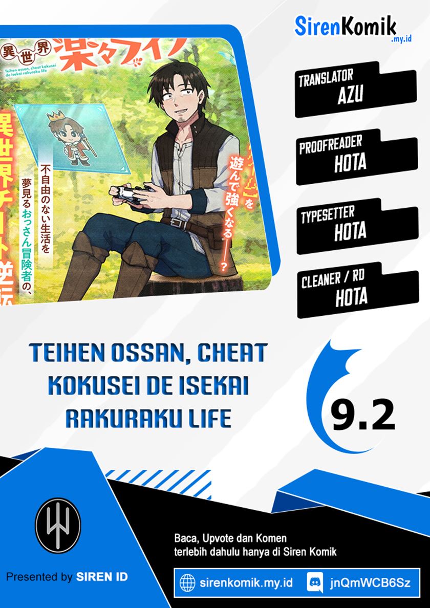 Teihen Ossan, Cheat Kokusei de Isekai Rakuraku Life Chapter 09.2 Gambar 1
