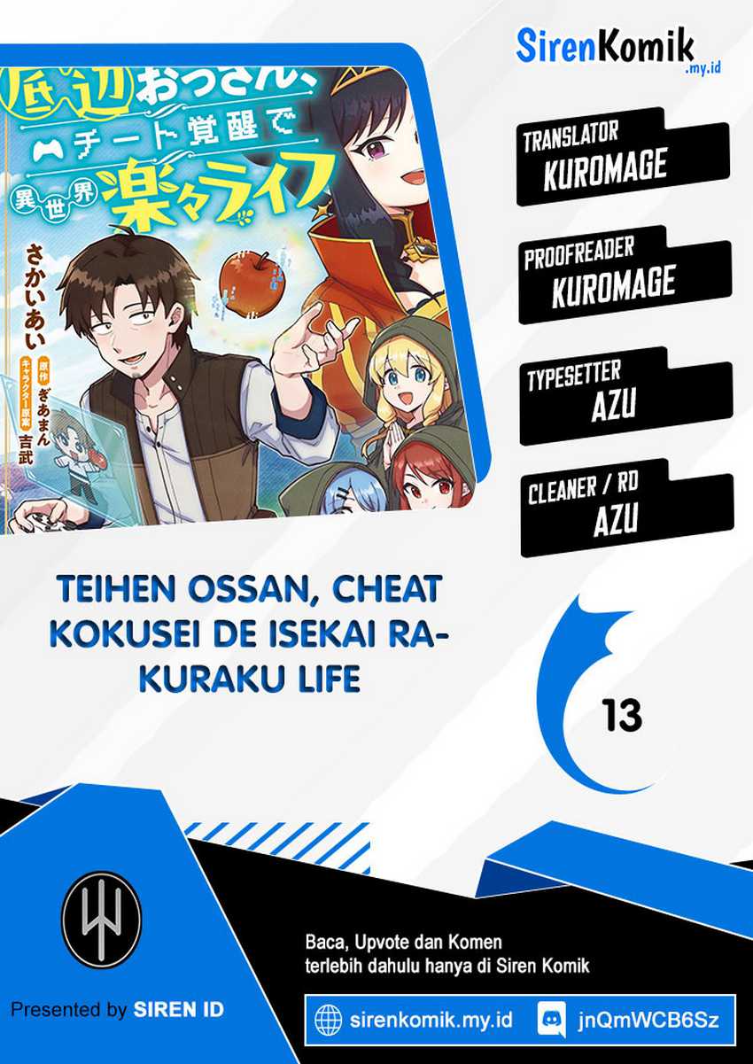 Teihen Ossan, Cheat Kokusei de Isekai Rakuraku Life Chapter 13 Gambar 1