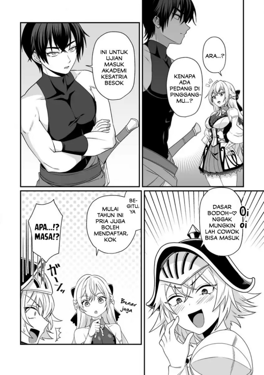 Teisou Gyakuten Sekai De Yuiitsu No Otoko Kishi No Ore, Onna Kishi Gakuen Ni Nyuugaku Shitara Nazeka Eiyou Atsukai Sareta ~Zetsurin Skill De Harem Musou~ Chapter 02 Gambar 13