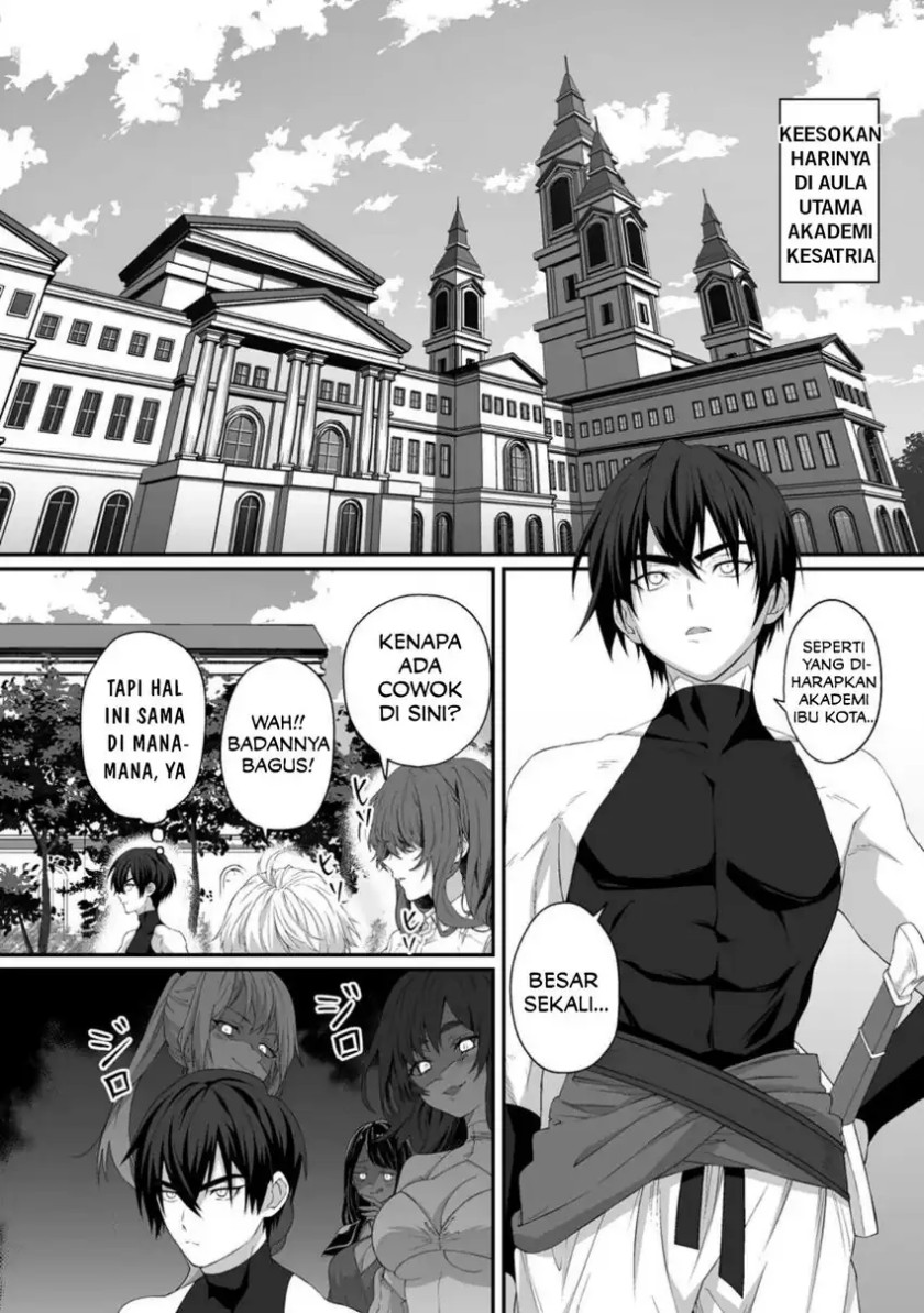 Teisou Gyakuten Sekai De Yuiitsu No Otoko Kishi No Ore, Onna Kishi Gakuen Ni Nyuugaku Shitara Nazeka Eiyou Atsukai Sareta ~Zetsurin Skill De Harem Musou~ Chapter 02 Gambar 17