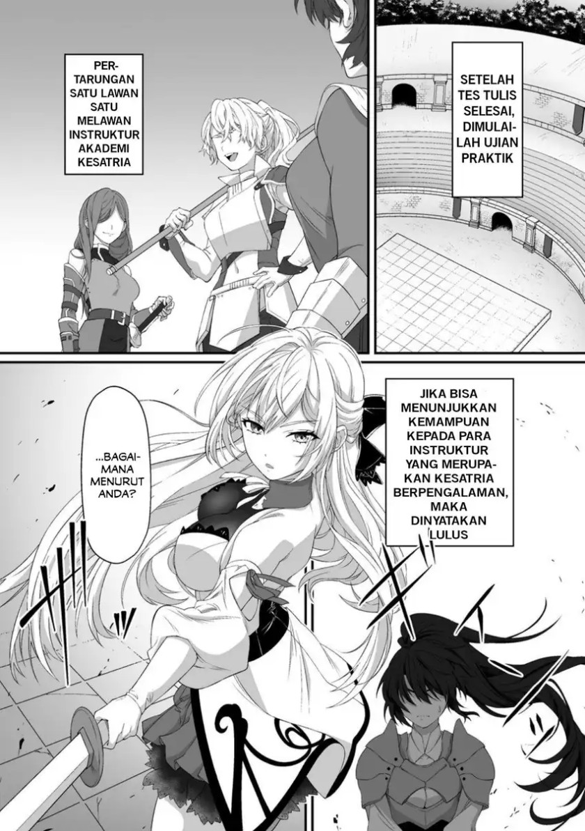 Teisou Gyakuten Sekai De Yuiitsu No Otoko Kishi No Ore, Onna Kishi Gakuen Ni Nyuugaku Shitara Nazeka Eiyou Atsukai Sareta ~Zetsurin Skill De Harem Musou~ Chapter 02 Gambar 23