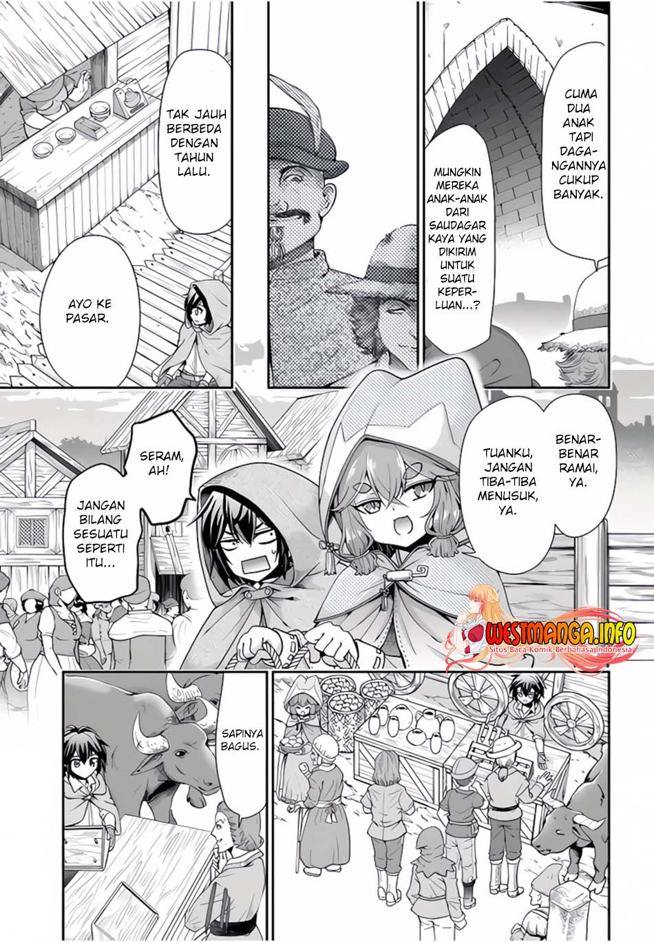 Tenohira Kaitaku Mura de Isekai Kenkokuki: Fueteku Yome-tachi to Nonbiri Mujintou Life Chapter 38 Gambar 12