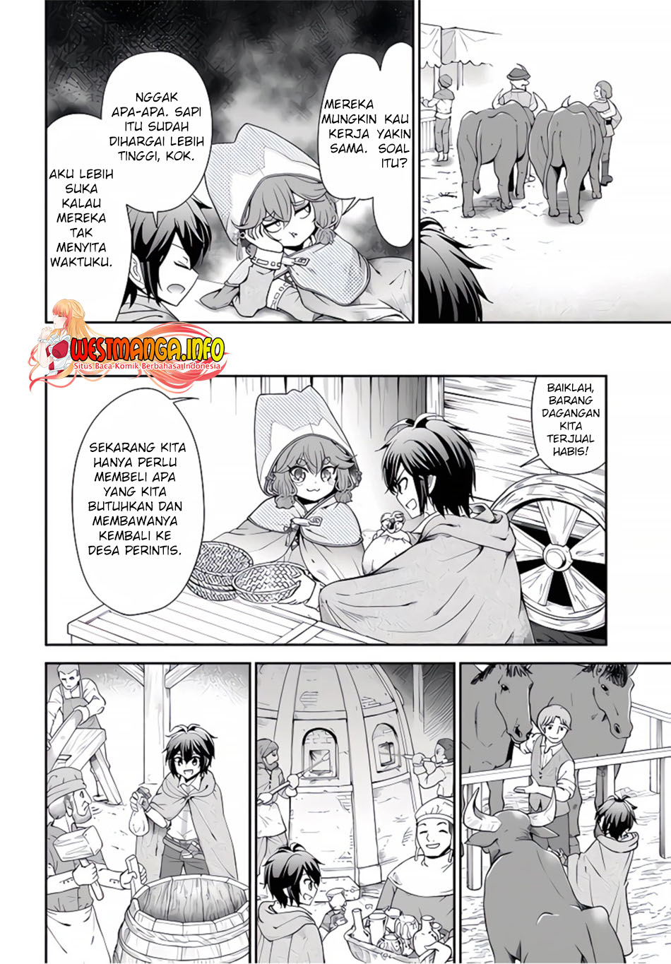 Tenohira Kaitaku Mura de Isekai Kenkokuki: Fueteku Yome-tachi to Nonbiri Mujintou Life Chapter 38 Gambar 15