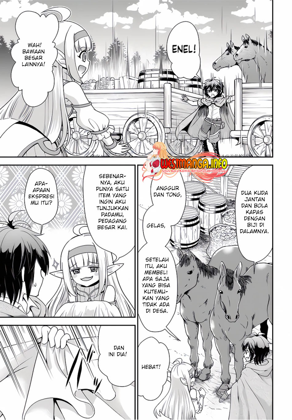 Tenohira Kaitaku Mura de Isekai Kenkokuki: Fueteku Yome-tachi to Nonbiri Mujintou Life Chapter 38 Gambar 16