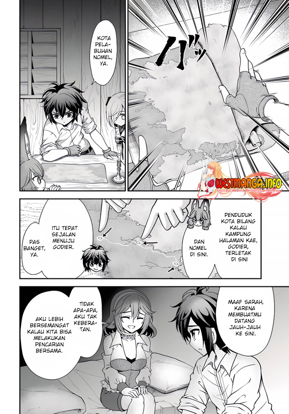 Tenohira Kaitaku Mura de Isekai Kenkokuki: Fueteku Yome-tachi to Nonbiri Mujintou Life Chapter 38 Gambar 25