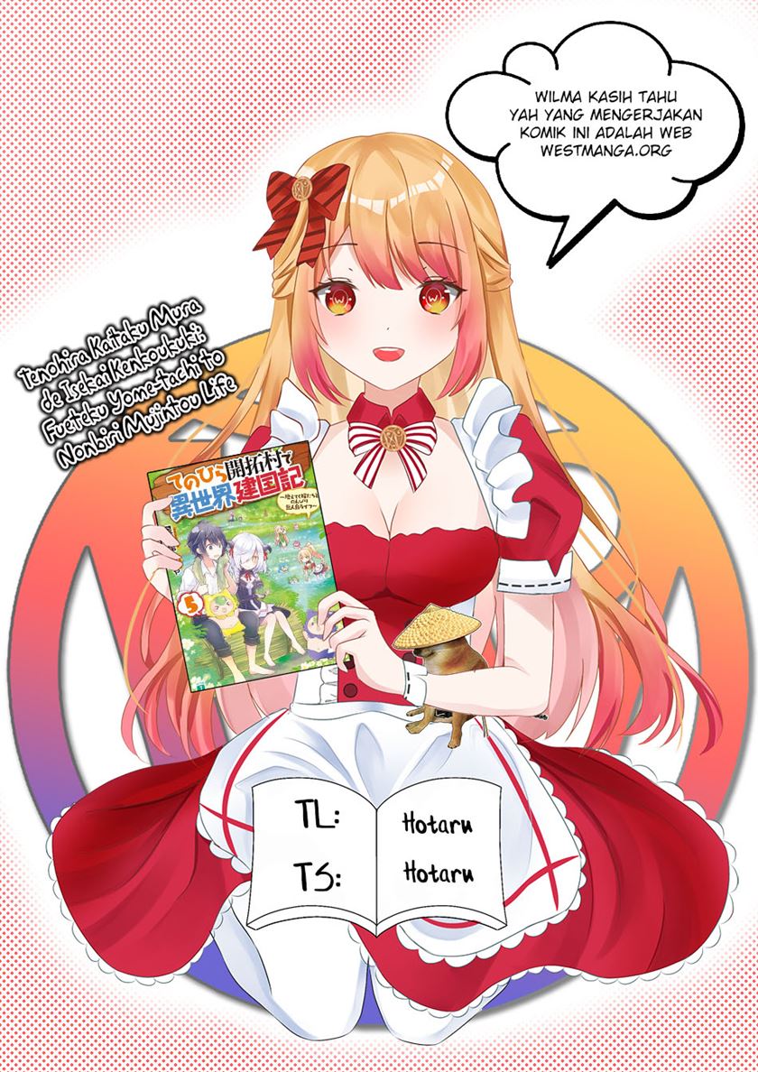 Tenohira Kaitaku Mura de Isekai Kenkokuki: Fueteku Yome-tachi to Nonbiri Mujintou Life Chapter 48 Gambar 1