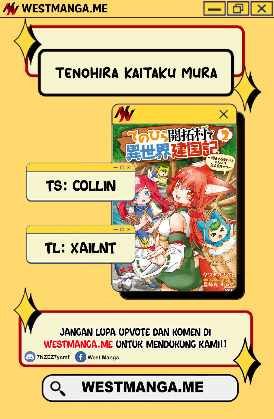 Tenohira Kaitaku Mura de Isekai Kenkokuki: Fueteku Yome-tachi to Nonbiri Mujintou Life Chapter 61 Gambar 4