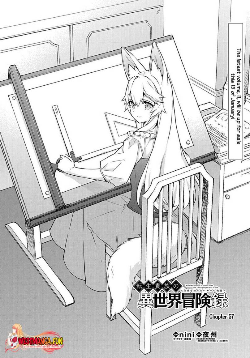 Tensei Kizoku no Isekai Boukenroku ~Jichou wo Shiranai Kamigami no Shit Chapter 57 Gambar 5