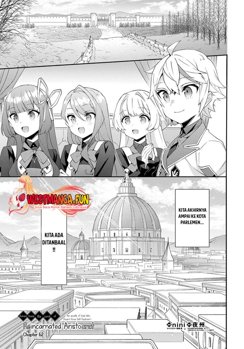 Tensei Kizoku no Isekai Boukenroku ~Jichou wo Shiranai Kamigami no Shit Chapter 62 Gambar 4