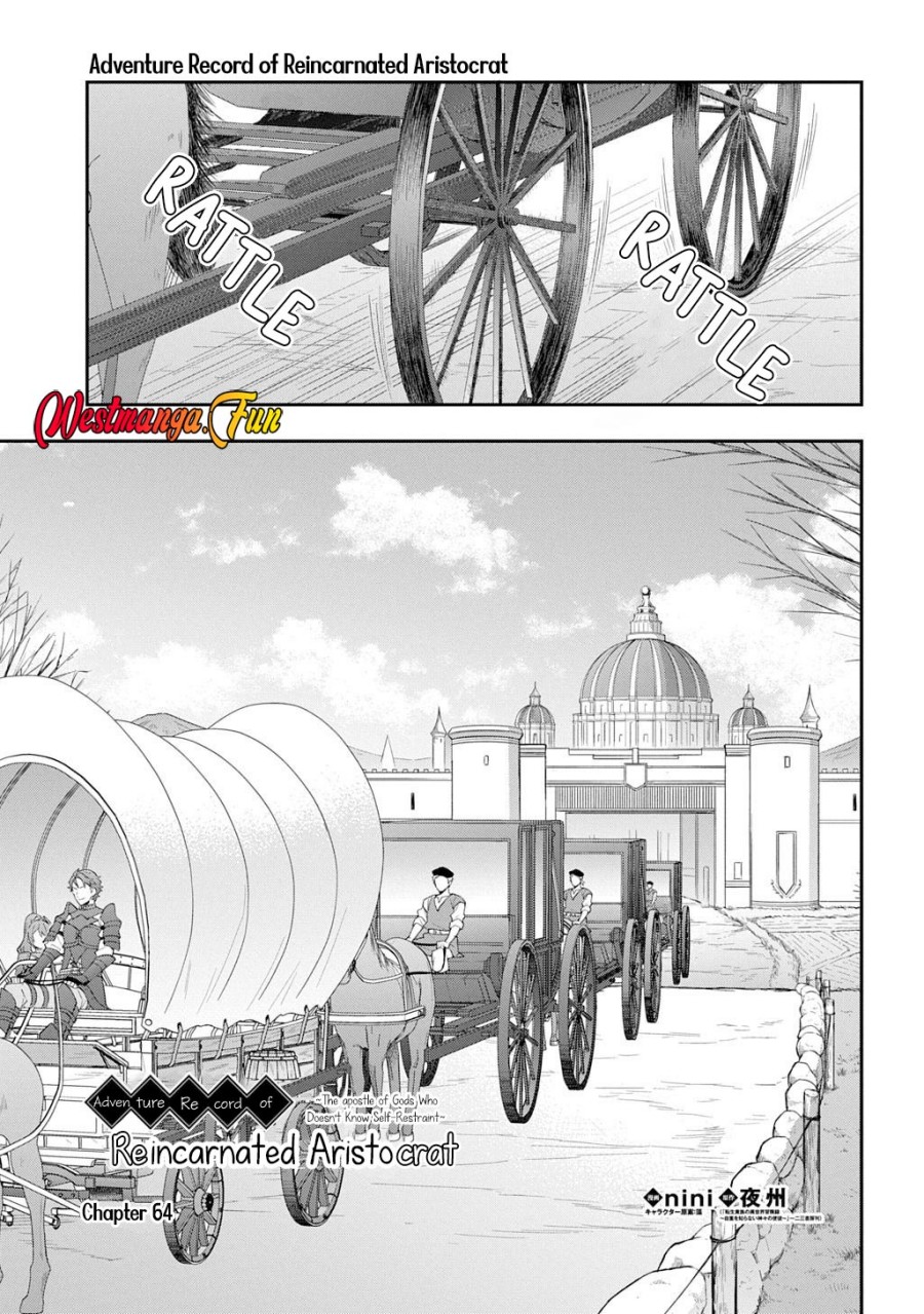 Tensei Kizoku no Isekai Boukenroku ~Jichou wo Shiranai Kamigami no Shit Chapter 64 Gambar 2