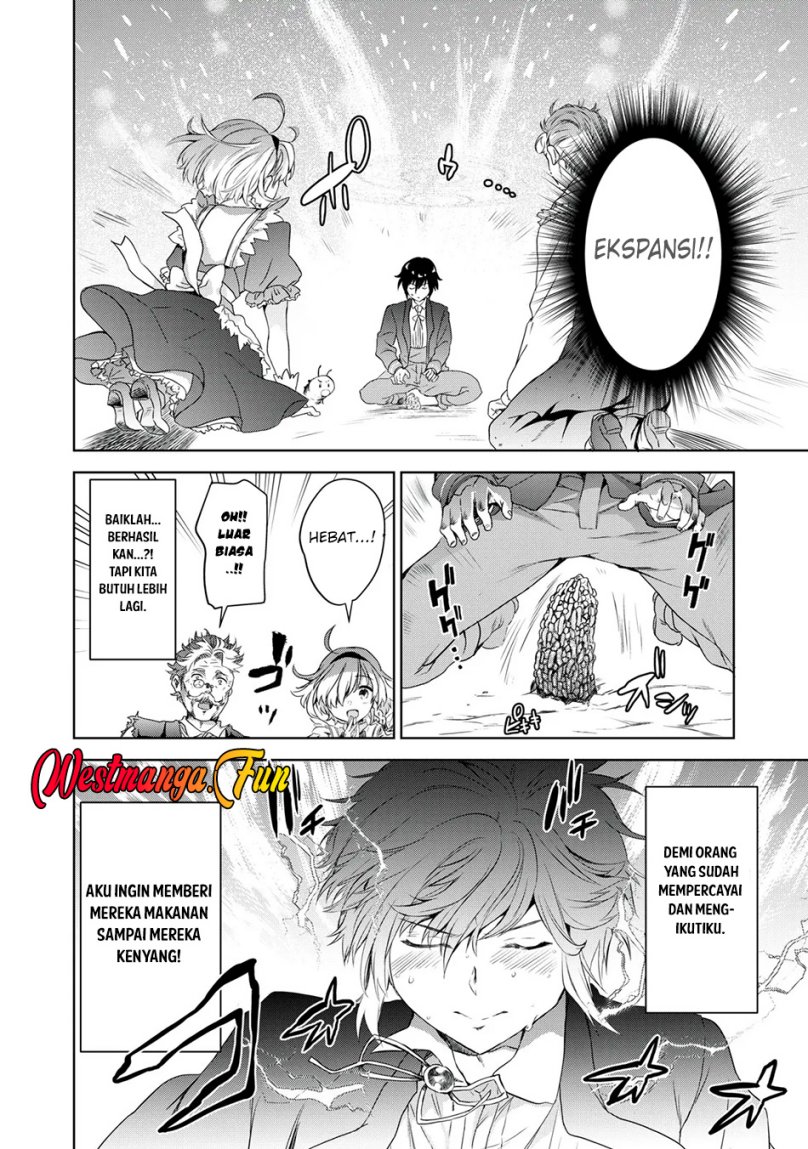 Tensei Kizoku no Bannou Kaitaku Kara ~”Kakudai & Shukushou” Sukiru o Tsukatte Itara Saikyou Ryouchi ni Narimashita~ Chapter 01.2 Gambar 21