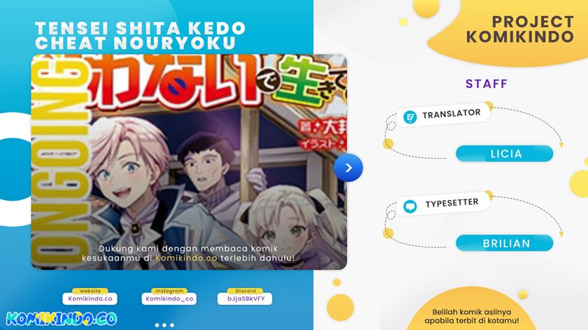 Tensei Shita Kedo Cheat Nouryoku wo Tsukawanai De Ikite Miru Chapter 04.1 Gambar 1