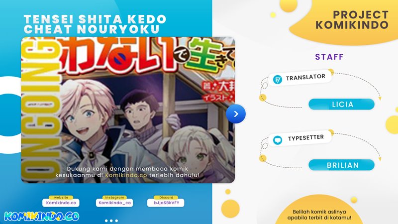 Tensei Shita Kedo Cheat Nouryoku wo Tsukawanai De Ikite Miru Chapter 05.1 Gambar 1