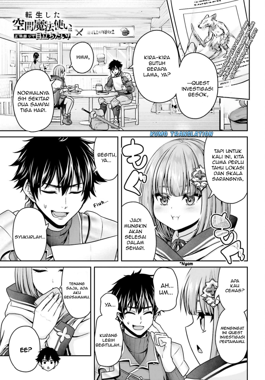Tensei Shita Kuukan Mahoutsukai wa Shoutai Kakushite Medachitai! Chapter 03 Gambar 2