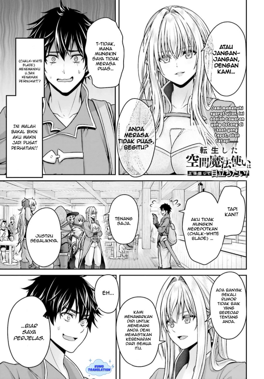 Tensei Shita Kuukan Mahoutsukai wa Shoutai Kakushite Medachitai! Chapter 05.1 Gambar 2