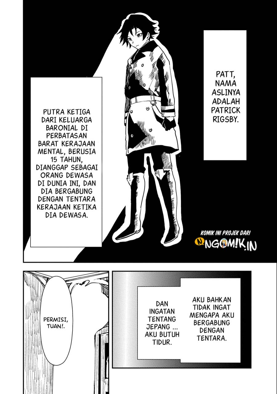 Tensei Shitara Heishi Datta? Akai Shinigami to Yobareta Otoko (When I Reincarnated I Was a Soldier?! ~A Man Called the Red Shinigami~) Chapter 01.2 Gambar 6