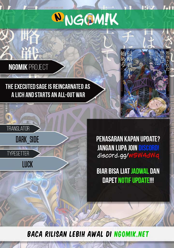 The Executed Sage is Reincarnated as a Lich and Starts an All-Out War Chapter 12 Gambar 1