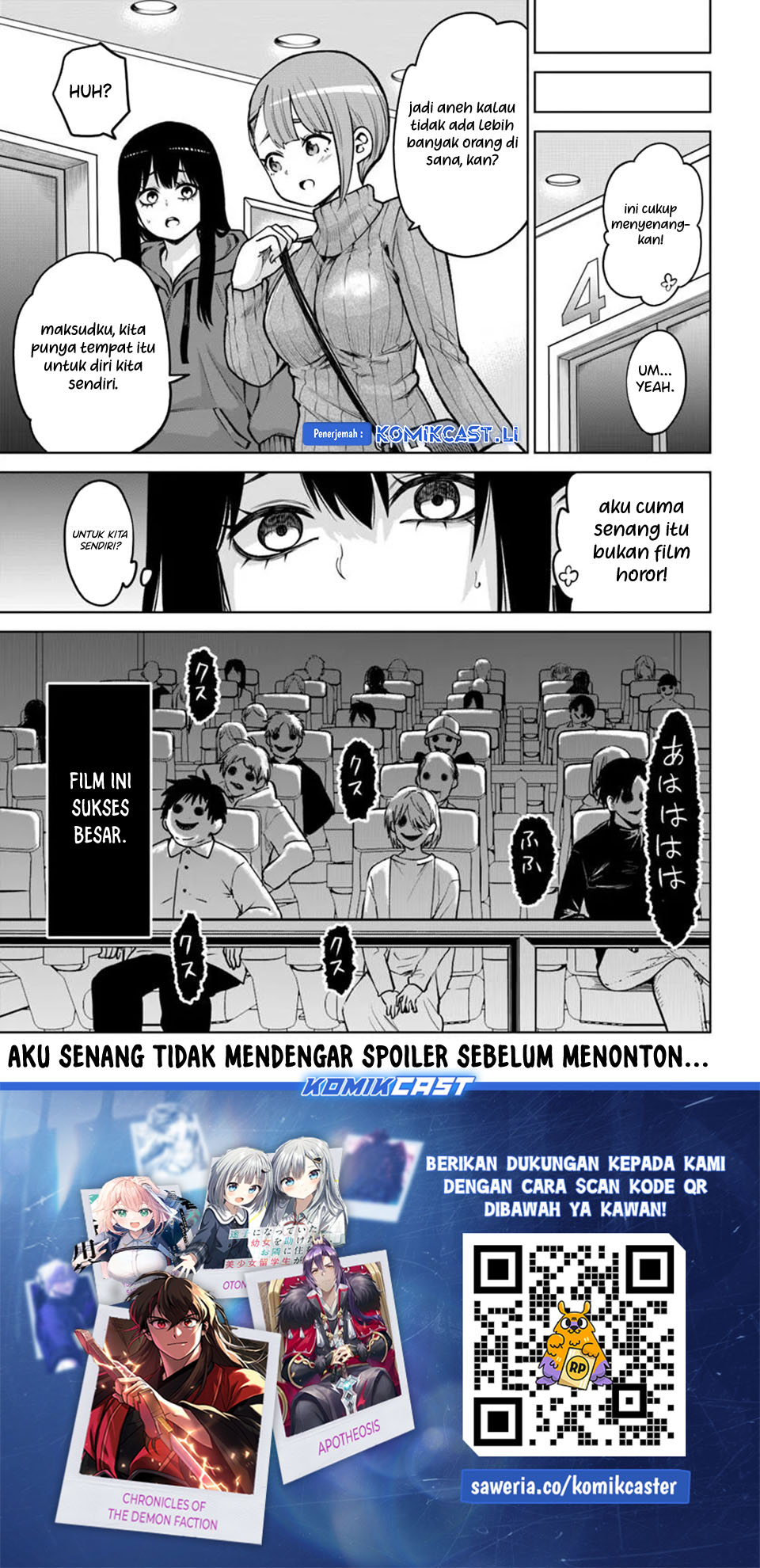 The Girl Who See It (Mieruko-chan) Chapter 65.5 Gambar 8
