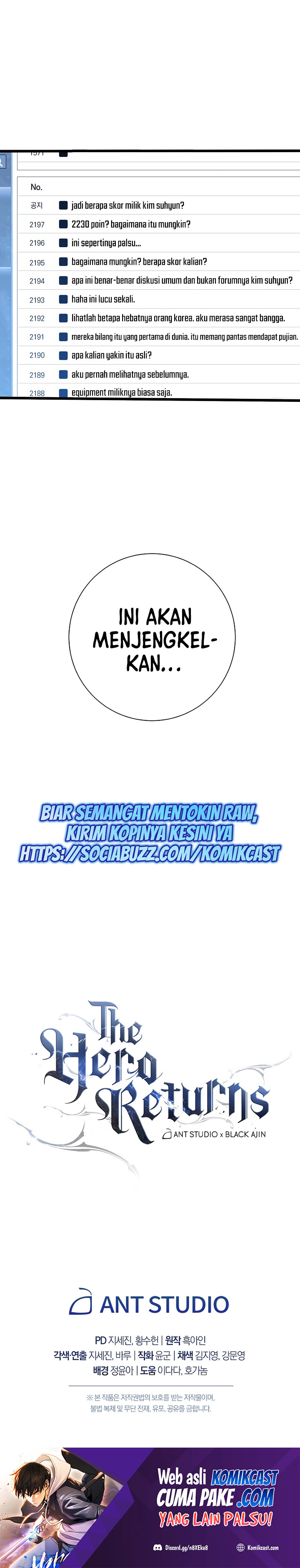 The Hero Returns Chapter 05 Gambar 50