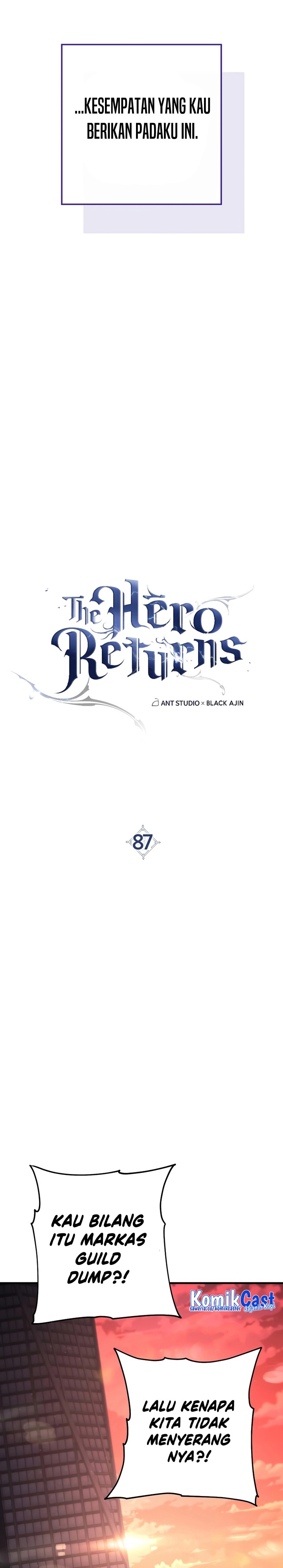 The Hero Returns Chapter 87 Gambar 21