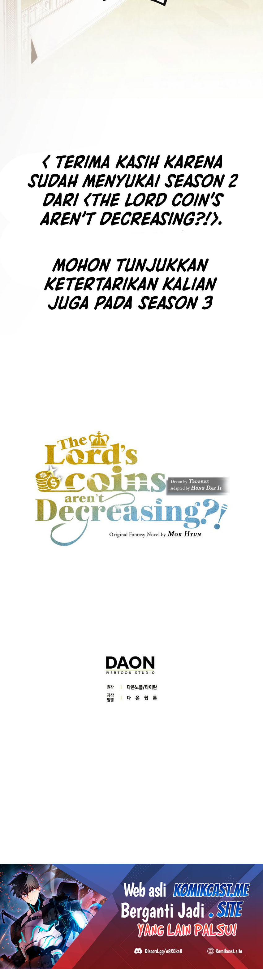 The Lord’s Coins Aren’t Decreasing? Chapter 84 S2 END Gambar 36
