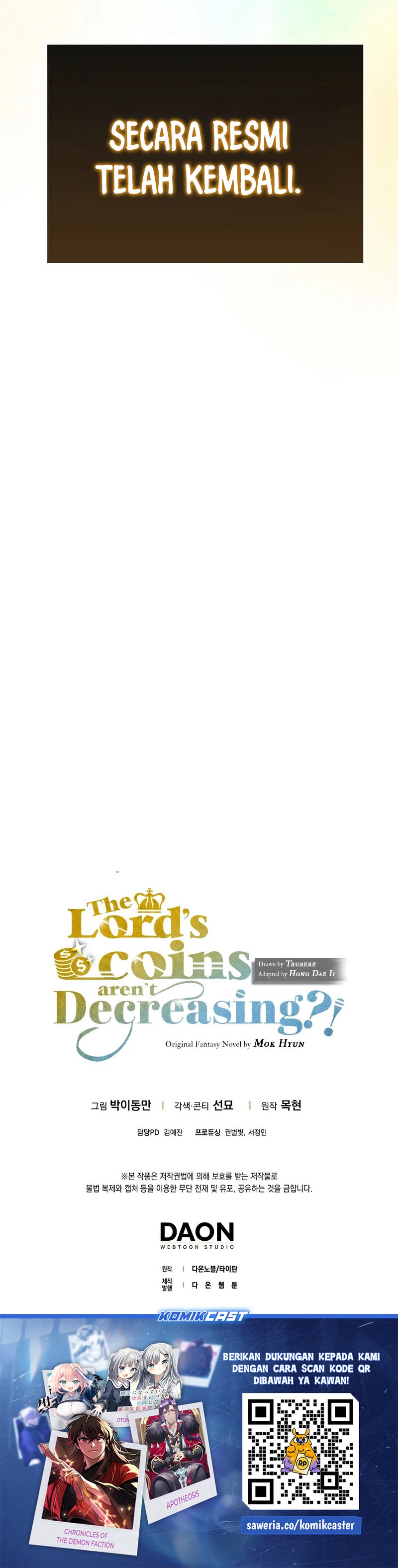 The Lord’s Coins Aren’t Decreasing? Chapter 137 Gambar 46