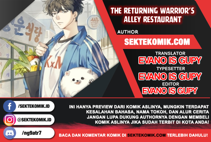 The Returning Warrior’s Alley Restaurant Chapter 01 Gambar 1