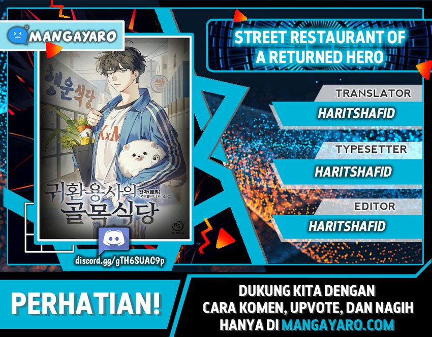 The Returning Warrior’s Alley Restaurant Chapter 02.1 Gambar 1
