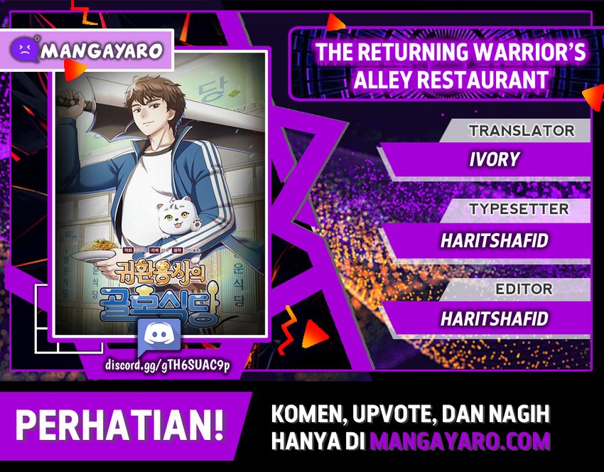 The Returning Warrior’s Alley Restaurant Chapter 33 Gambar 1