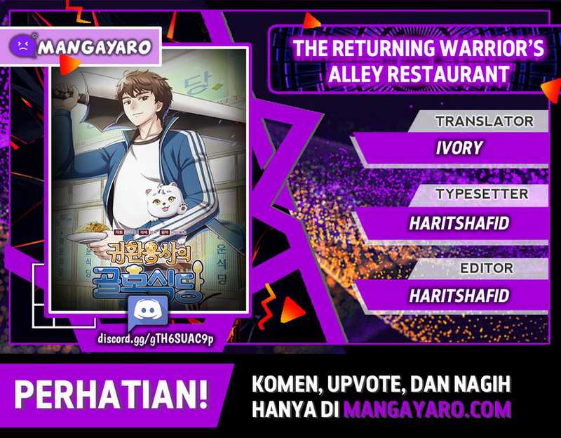 The Returning Warrior’s Alley Restaurant Chapter 34 Gambar 1