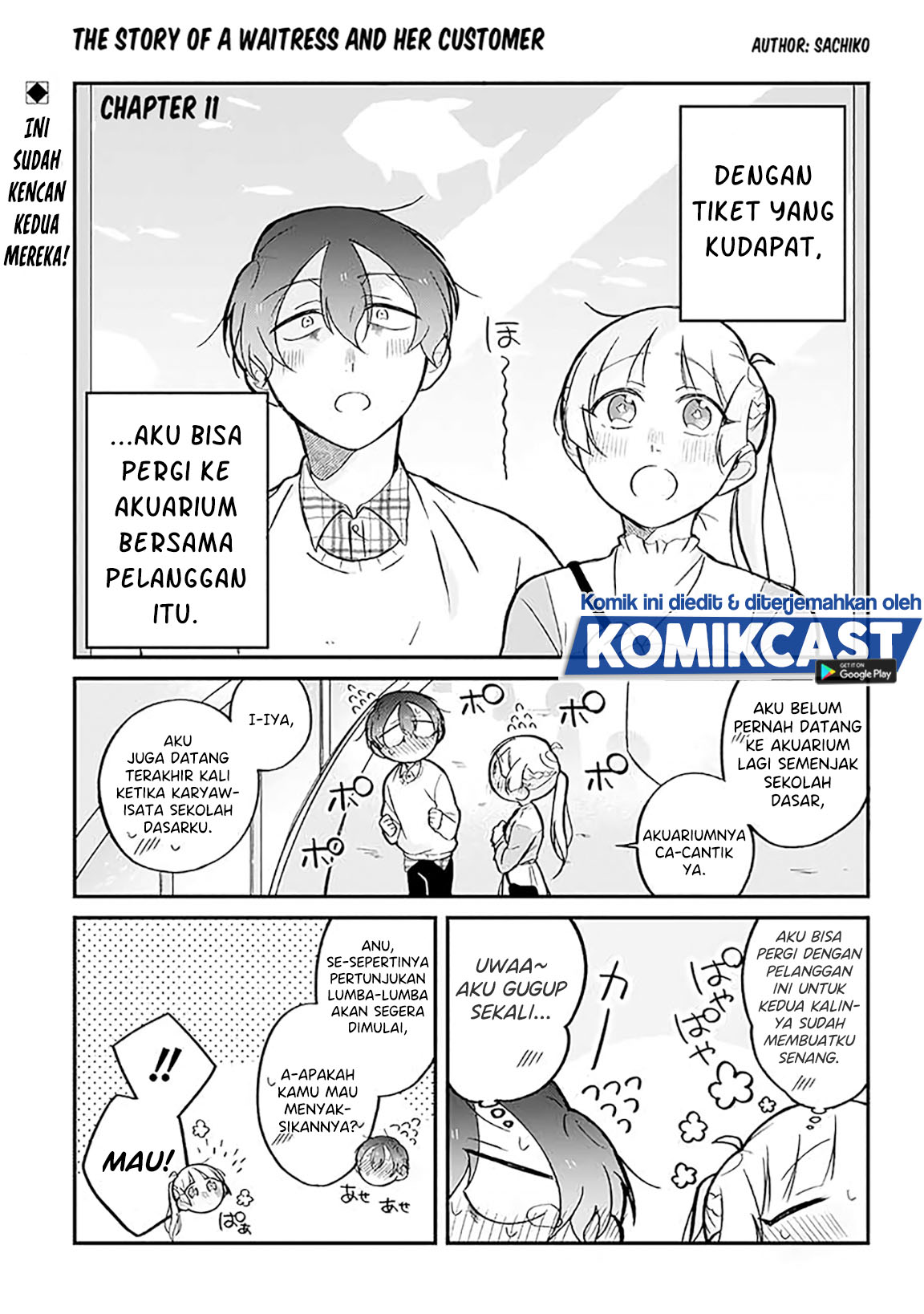The Story of a Waitress and Her Customer Chapter 11 Gambar 2