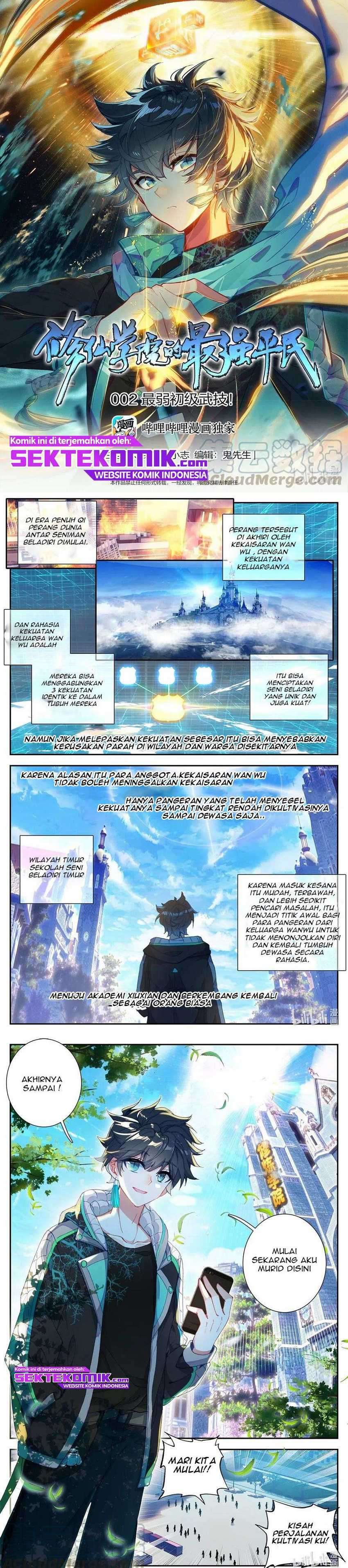 The Strongest Civilian in Xiuxian Academy Chapter 02 Gambar 2