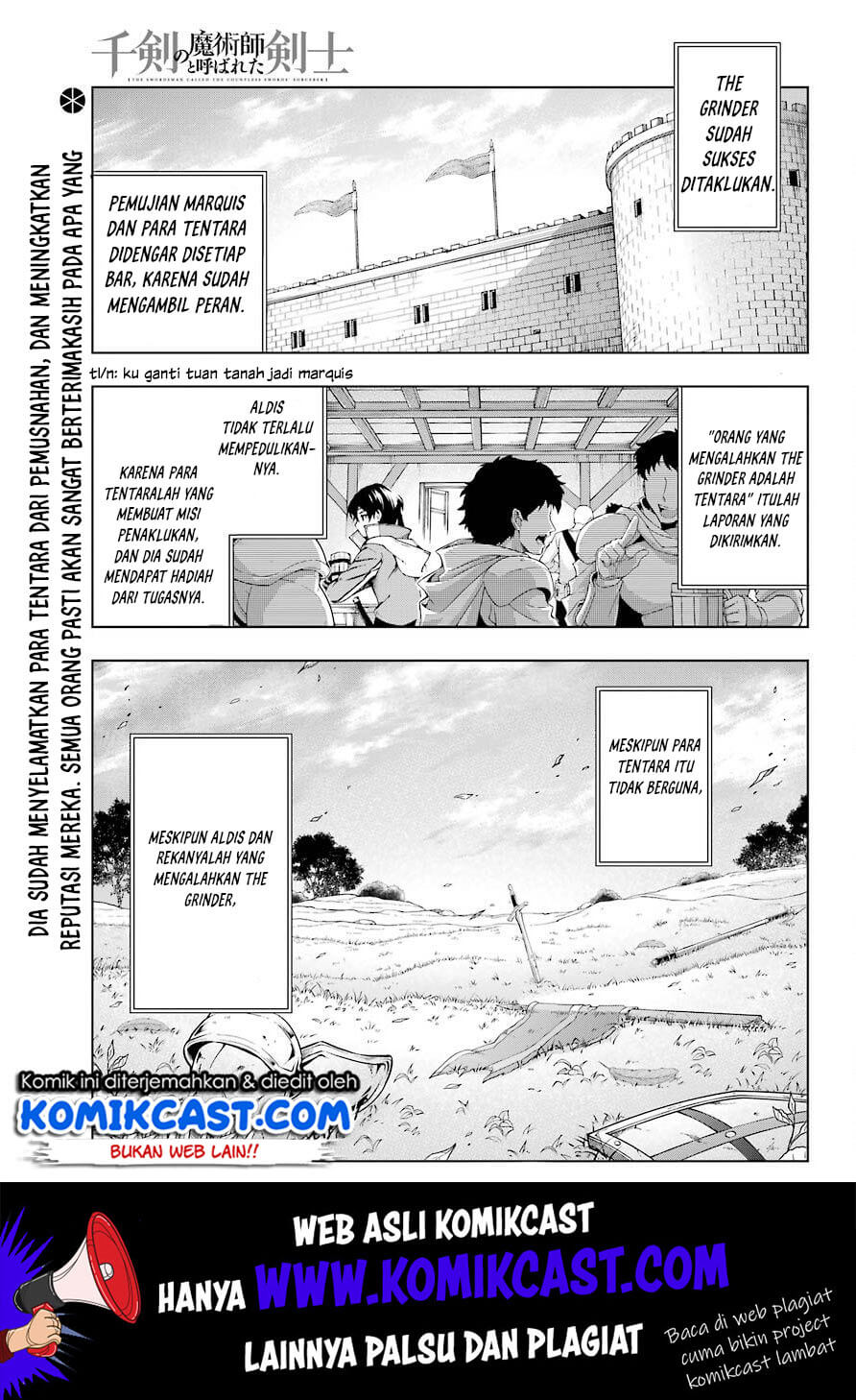 The Swordsman Called the Countless Swords Sorcerer Chapter 08 Gambar 2