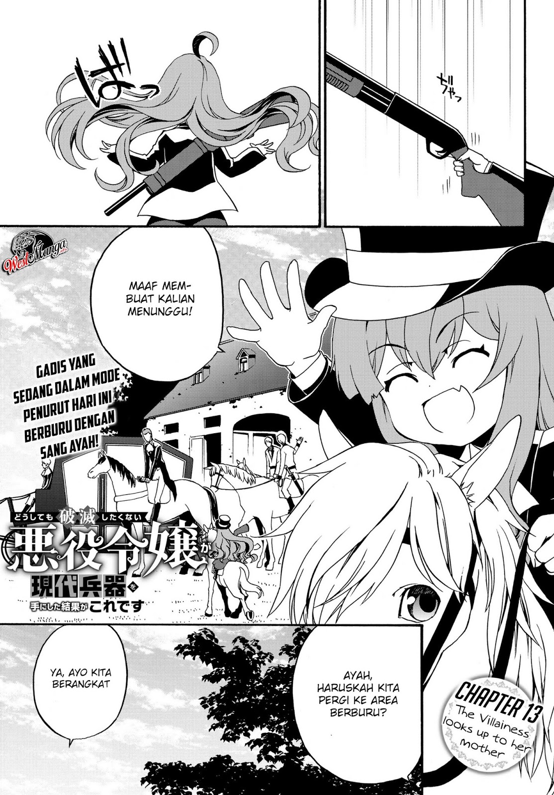 The Villainess Will Crush Her Destruction End Through Modern Firepower Chapter 13 Gambar 2