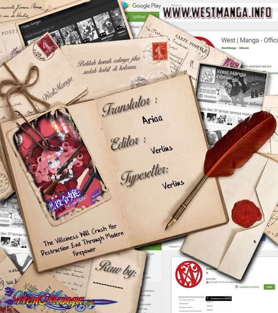 The Villainess Will Crush Her Destruction End Through Modern Firepower Chapter 29 Gambar 1