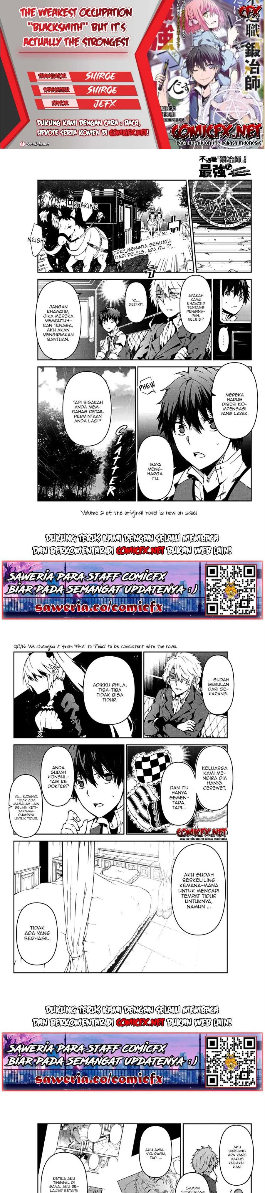 The Weakest Occupation “Blacksmith,” but It’s Actually the Strongest Chapter 08 Gambar 1