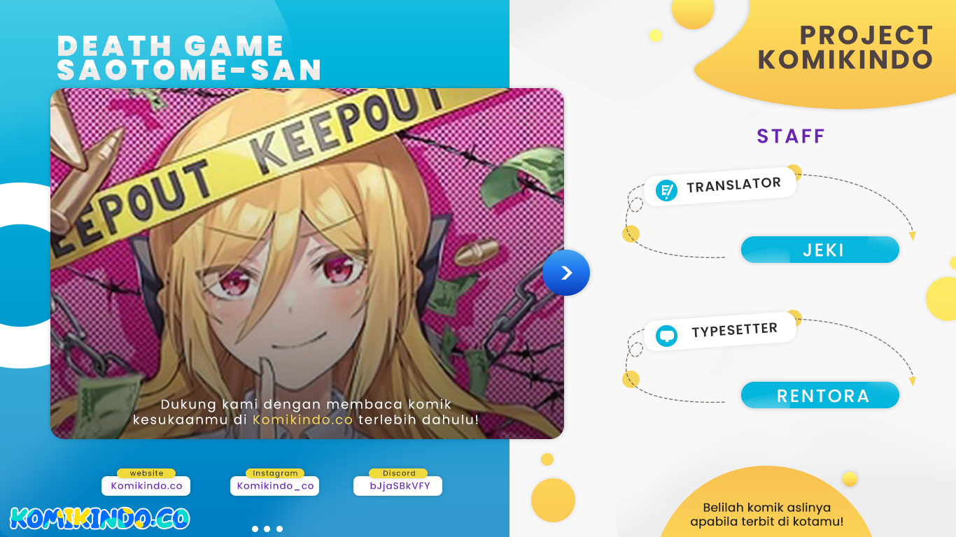 The Death Game Is All That Saotome-san Has Left Chapter 10 Gambar 1