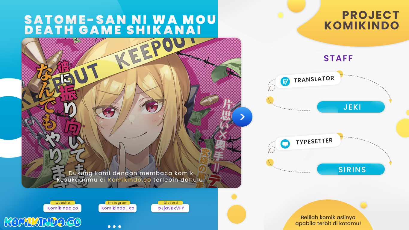 The Death Game Is All That Saotome-san Has Left Chapter 16 Gambar 1