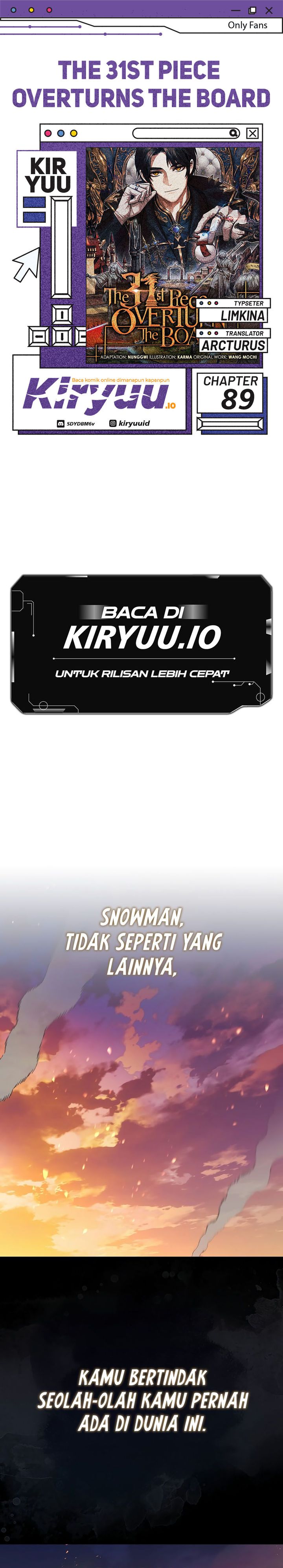 The 31st Piece Turns the Tables Chapter 89 Gambar 1