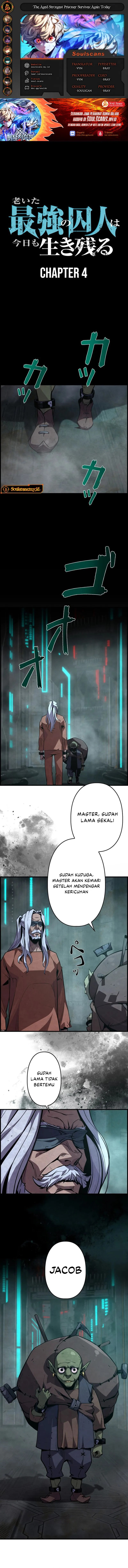 The Aged Strongest Prisoner Survives Again Today Chapter 04 Gambar 1