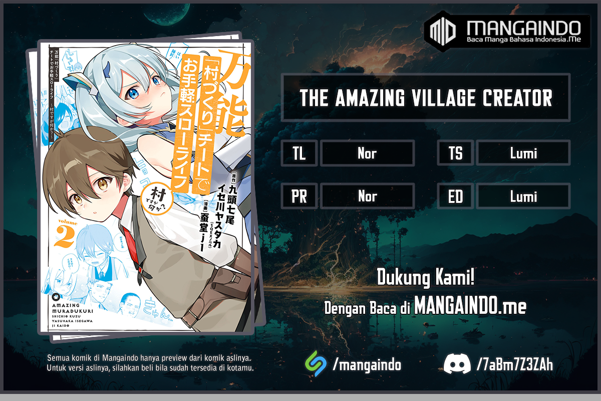 The Amazing Village Creator: Slow Living with the Village Building Cheat Skill Chapter 08 Gambar 1